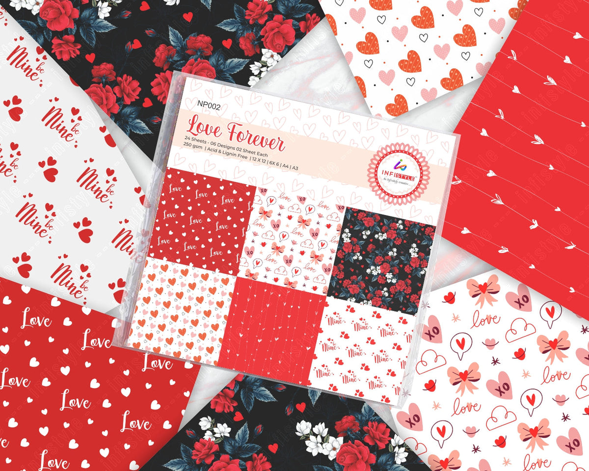 Valentine Craft Paper Pack 250 GSM gift presentation