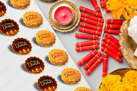 Happy Diwali Stickers for Festive Gifting from Infistyle