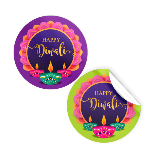 Happy Diwali Stickers for Return Gifts from Infistyle
