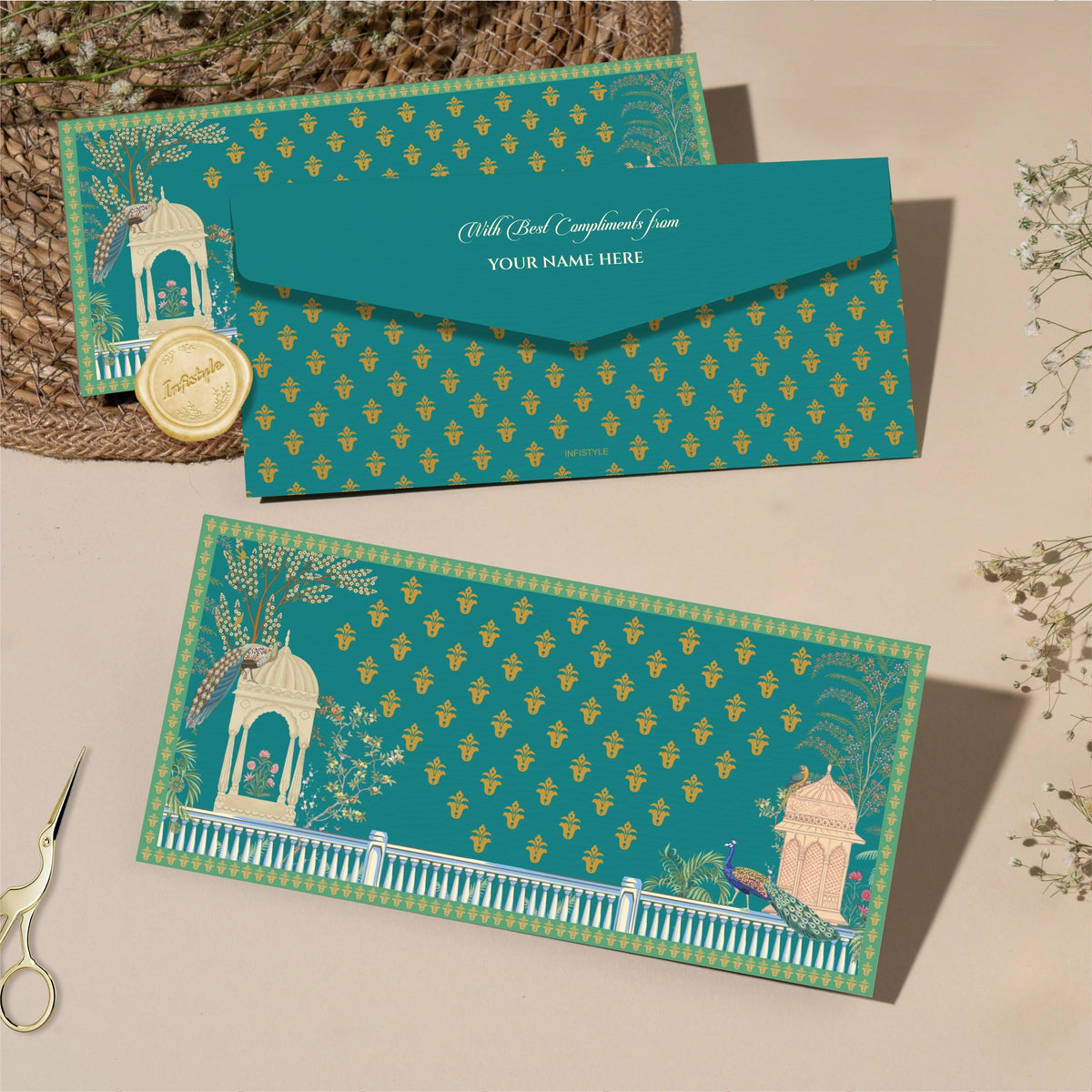 Premium Envelopes custom printed and personalized by Infistyle