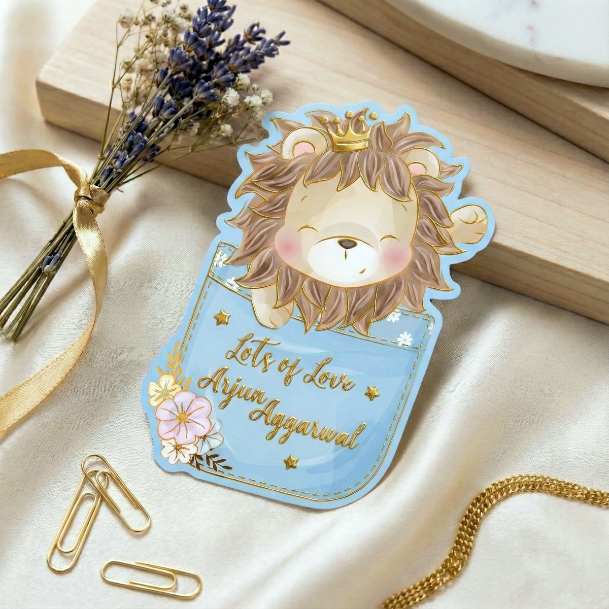 Kids Tags custom printed and personalized by Infistyle