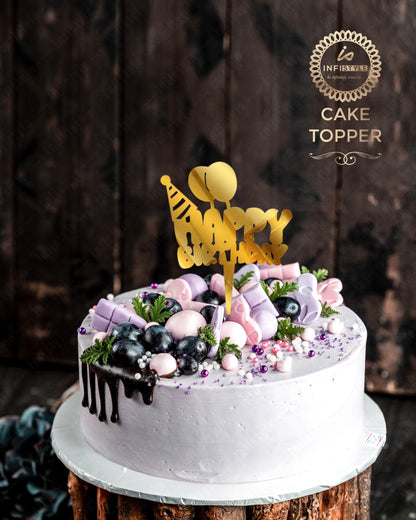 Happy Birthday Acrylic Cake Toppers
