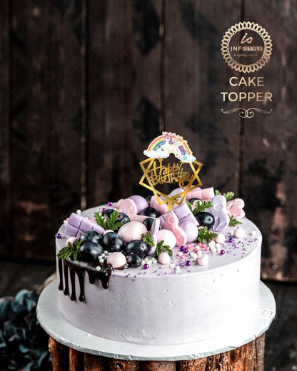 Acrylic Unicorn Birthday Cake Toppers