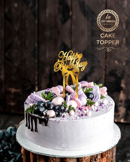 Happy Birthday Acrylic Cake Toppers