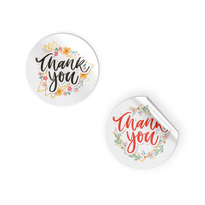 Thank You Stickers Thank You Labels