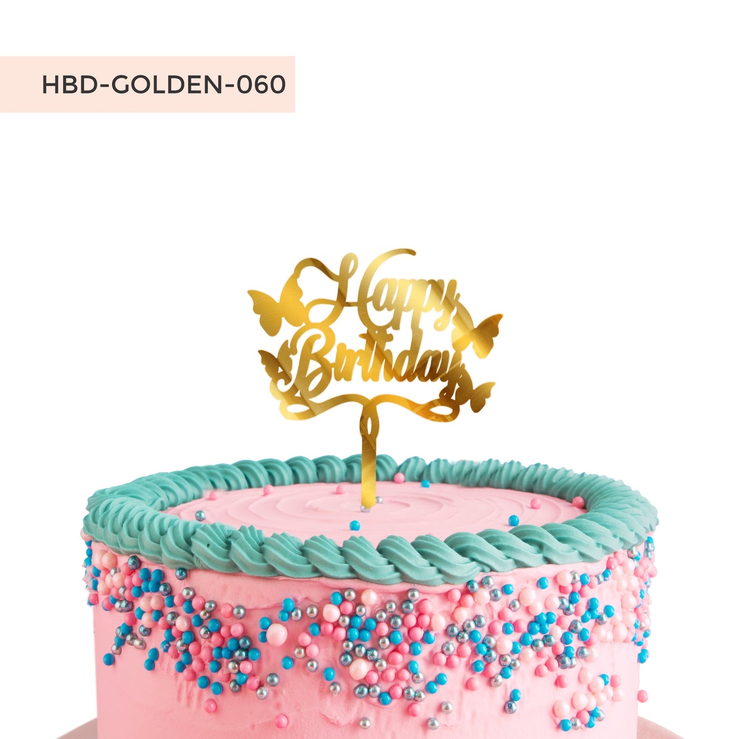 Happy Birthday Acrylic Cake Toppers