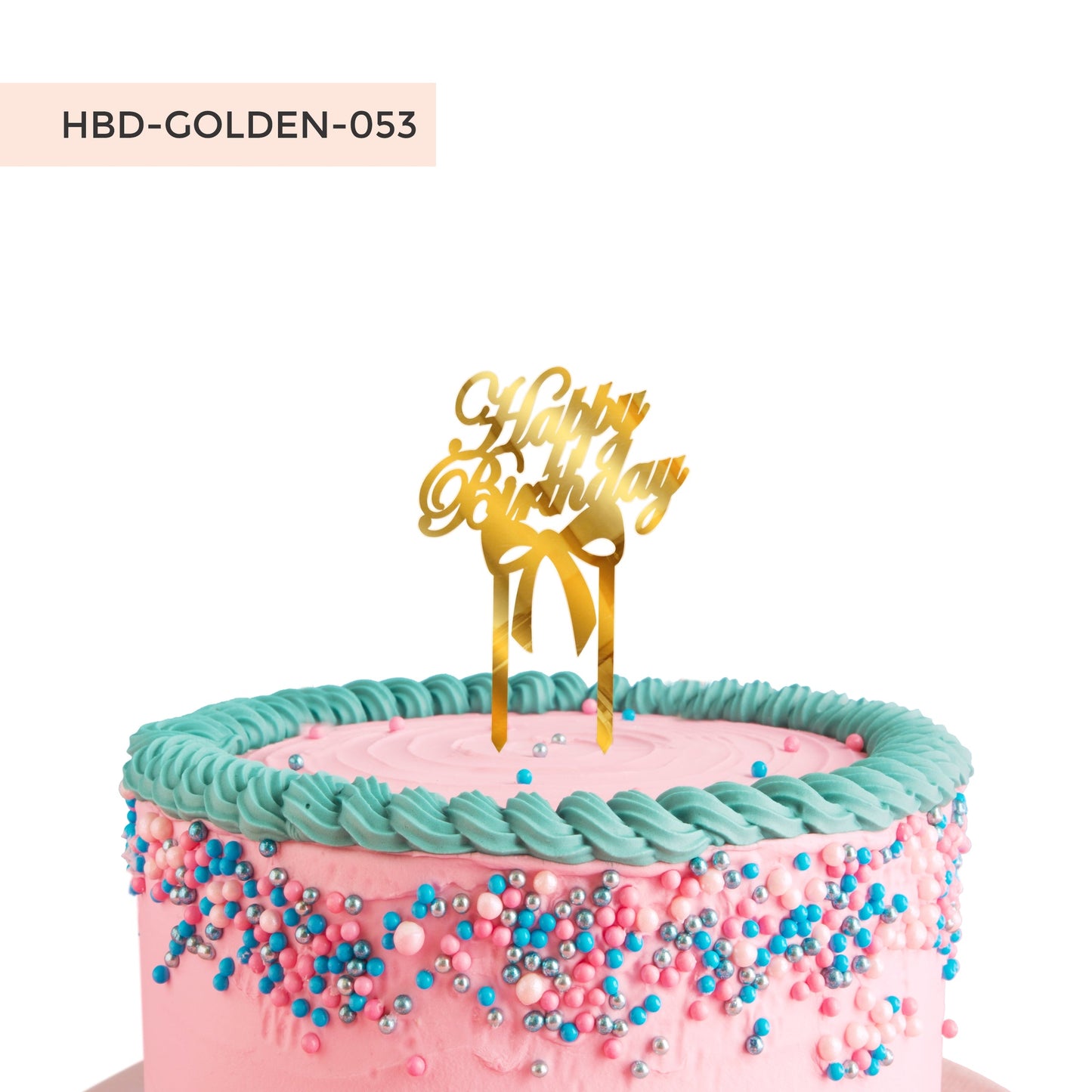 Happy Birthday Acrylic Cake Toppers