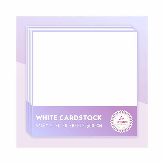 White Craft Cardstock for Scrapbooking
