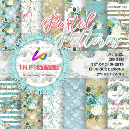 Pastel Craft Paper 250 GSM 24 Sheets