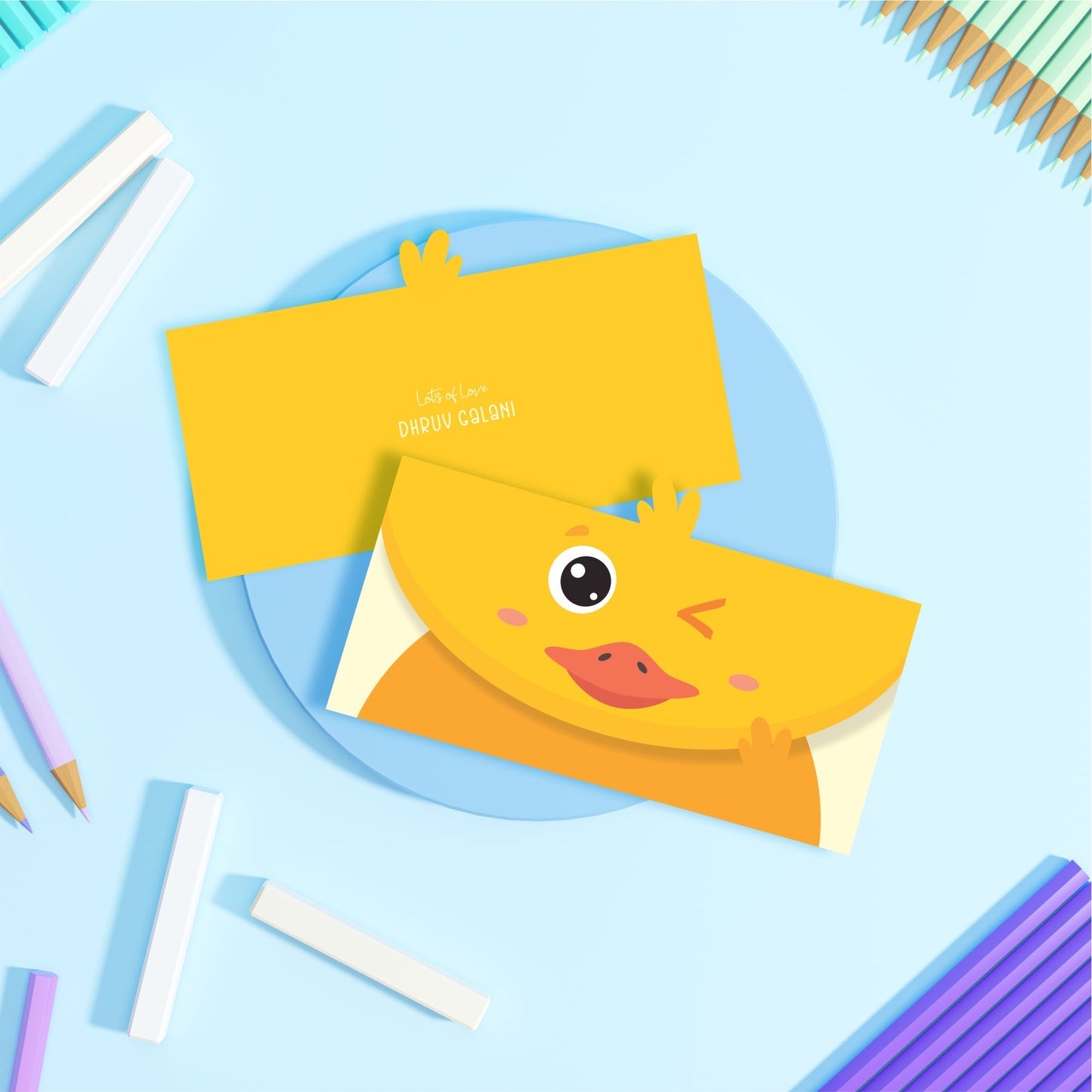 Custom Kids Gift Assorted Envelope for Gifting
