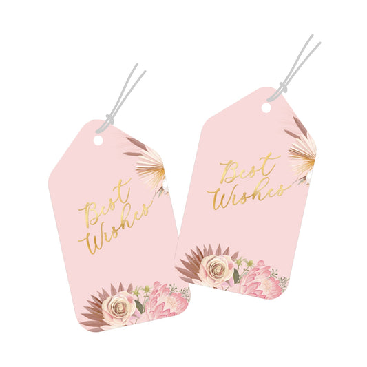Customised Best Wishes Tags Gift Tags Design 02