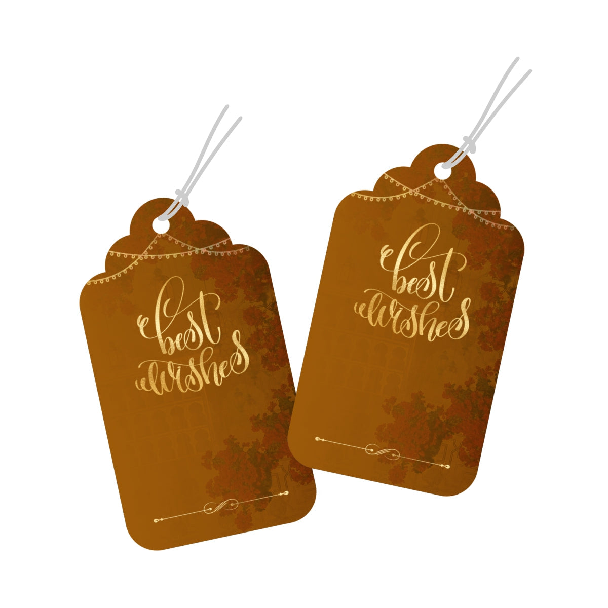 Customised Best Wishes Tags Gift Tags