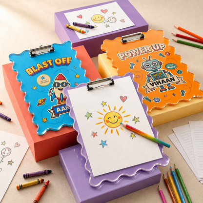 Customized Acrylic Examboard with Name | Personalized Name Examboard