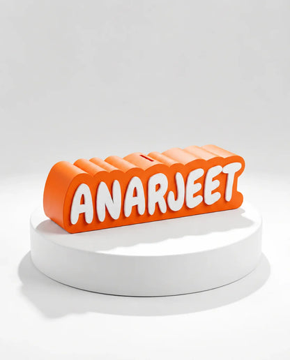 Personalised Name Piggy Bank | Custom 3D Printed Money Box for Kids & Gifting
