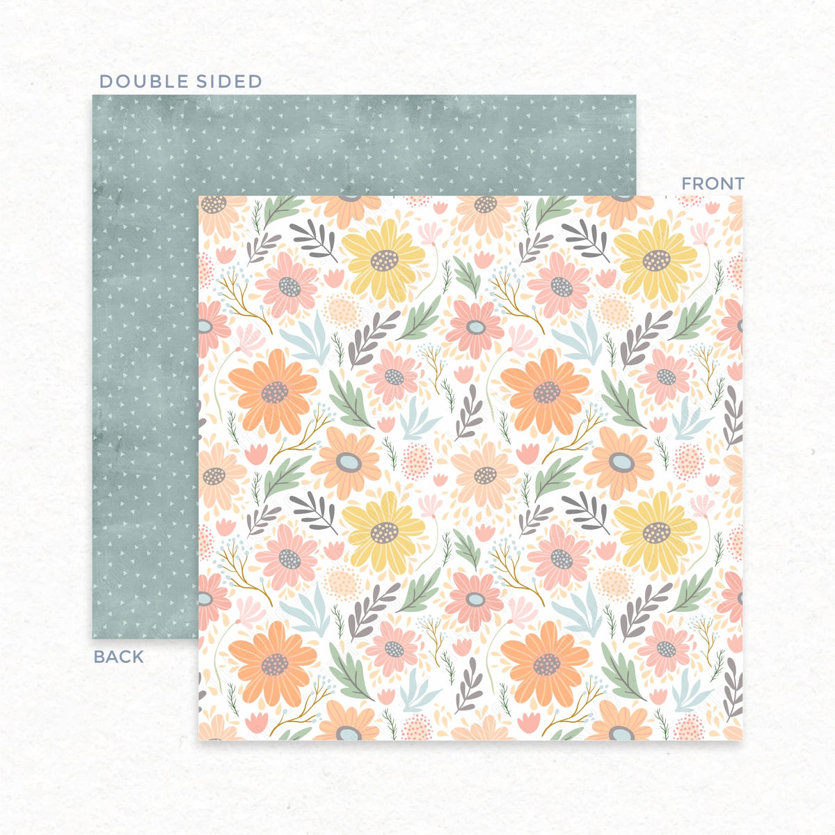 Double Sided Craft Paper 250 GSM 20 Sheets detail view