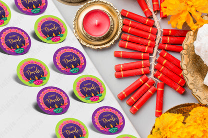 Happy Diwali Stickers for Return Gifts detail view