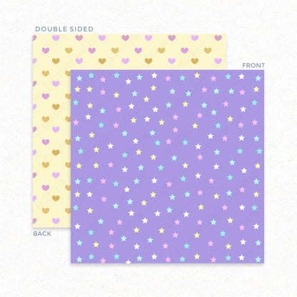 Dreamy Scrapbooking Paper 24 Sheets front view