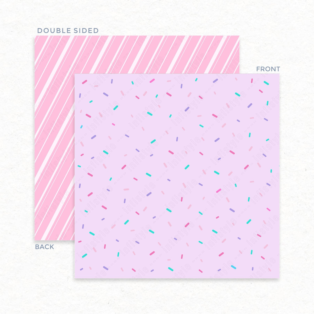 Dreamy Scrapbooking Paper 24 Sheets styled flat lay