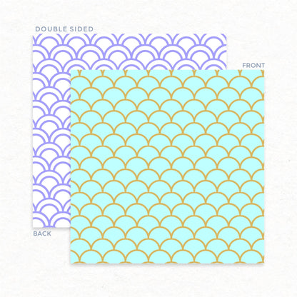 Dreamy Scrapbooking Paper 24 Sheets size and dimensions