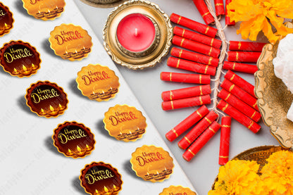 Happy Diwali Stickers for Festive Gifting