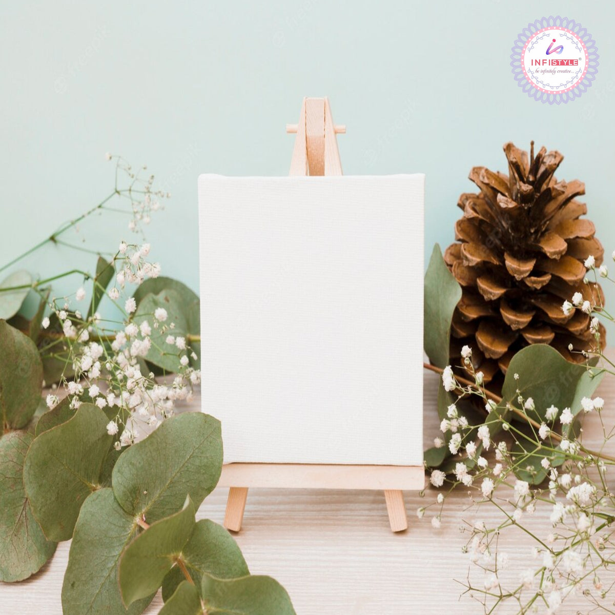 Easel Stand Wooden 5 Pieces for Art Painting Easel Stand 6inches size and dimensions