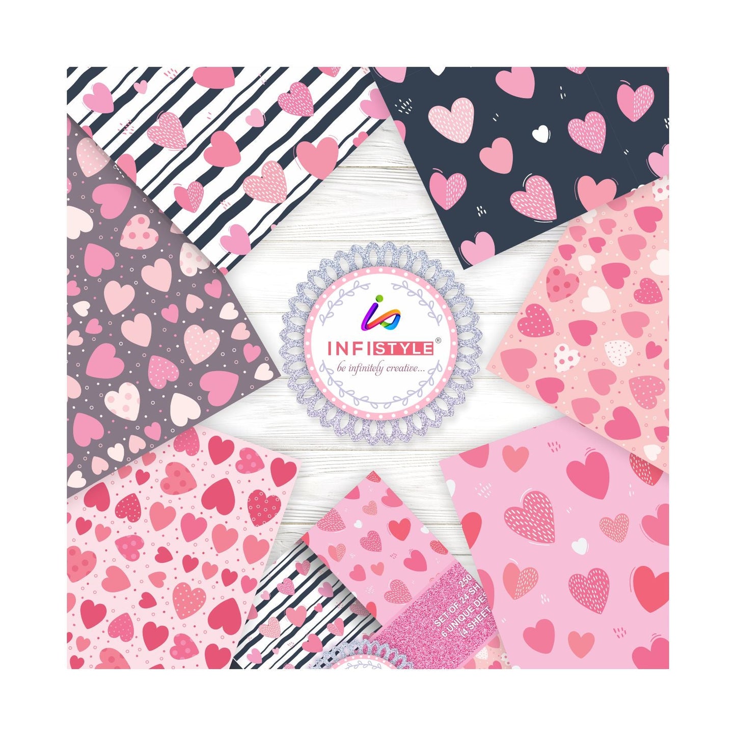 Creative Scrapbook Paper Pack of 24