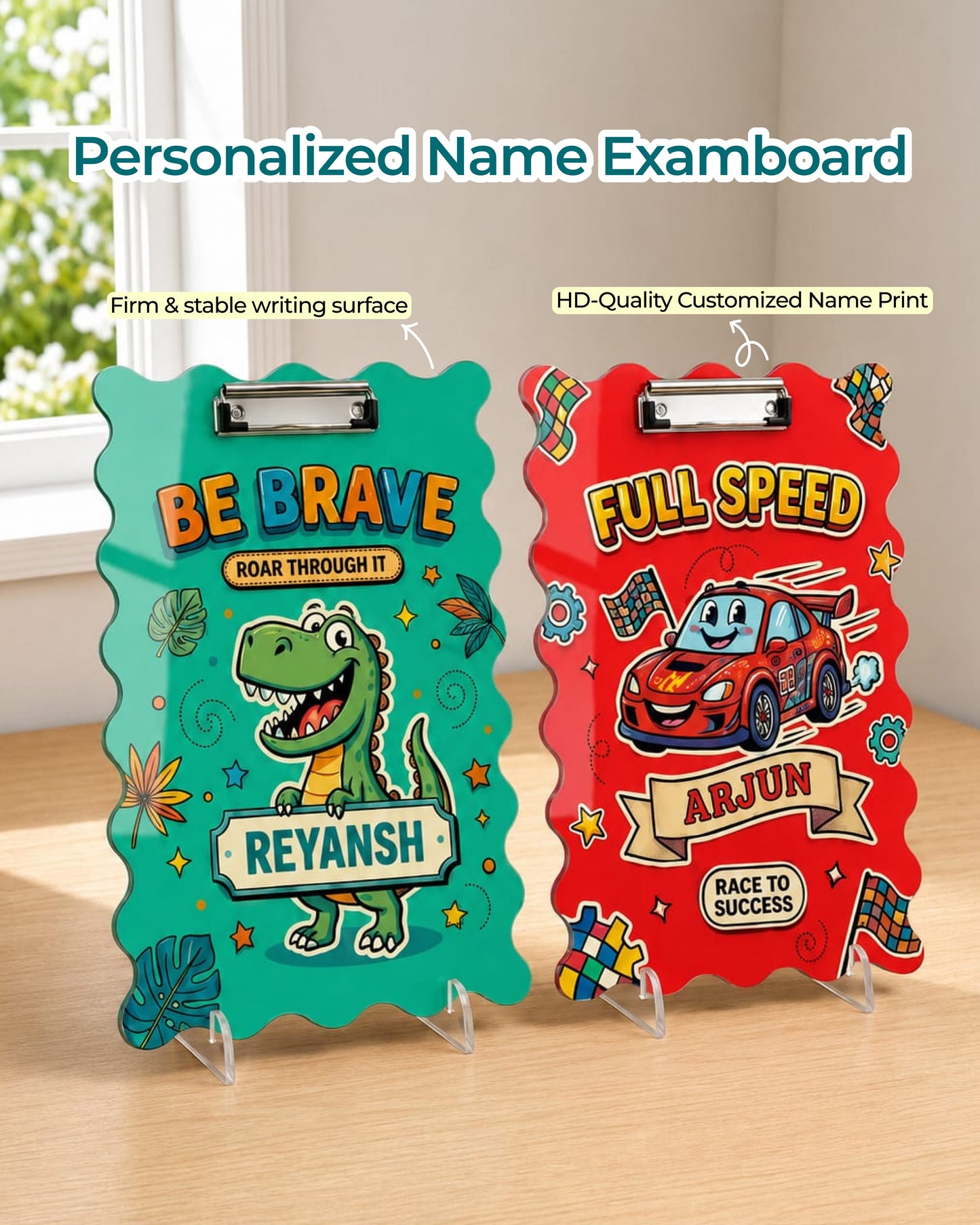 Customized Acrylic Examboard with Name | Personalized Name Examboard