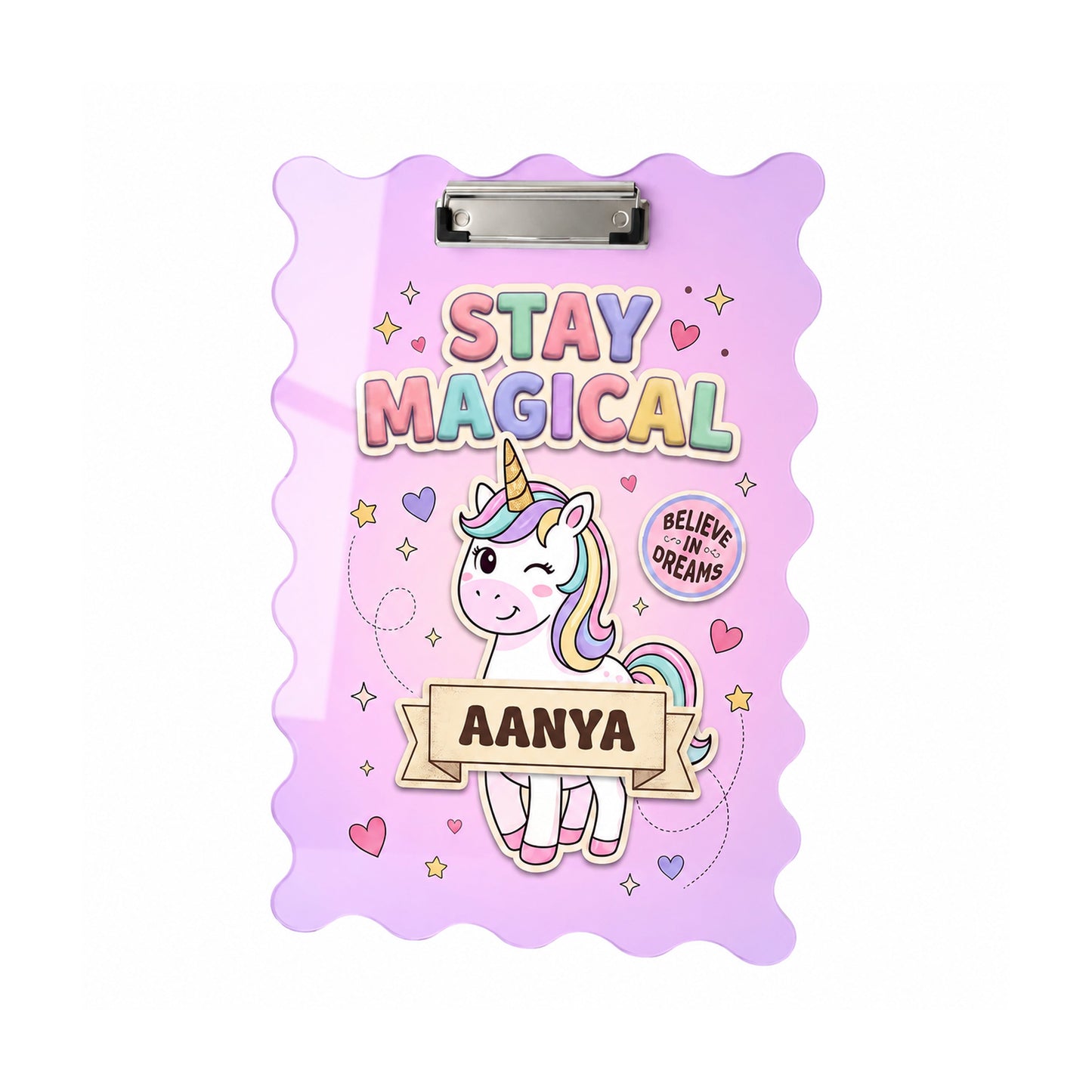 Customized Acrylic Examboard with Name | Personalized Name Examboard