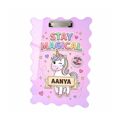 Customized Acrylic Examboard with Name | Personalized Name Examboard