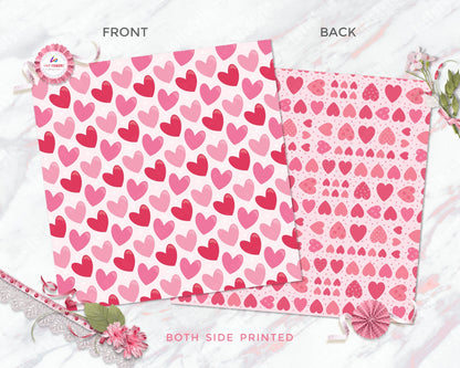 Scrapbooking Craft Paper Pack of 24 Pattern Love Theme photo 11
