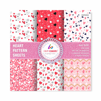 Scrapbooking Craft Paper Pack of 24 design close-up