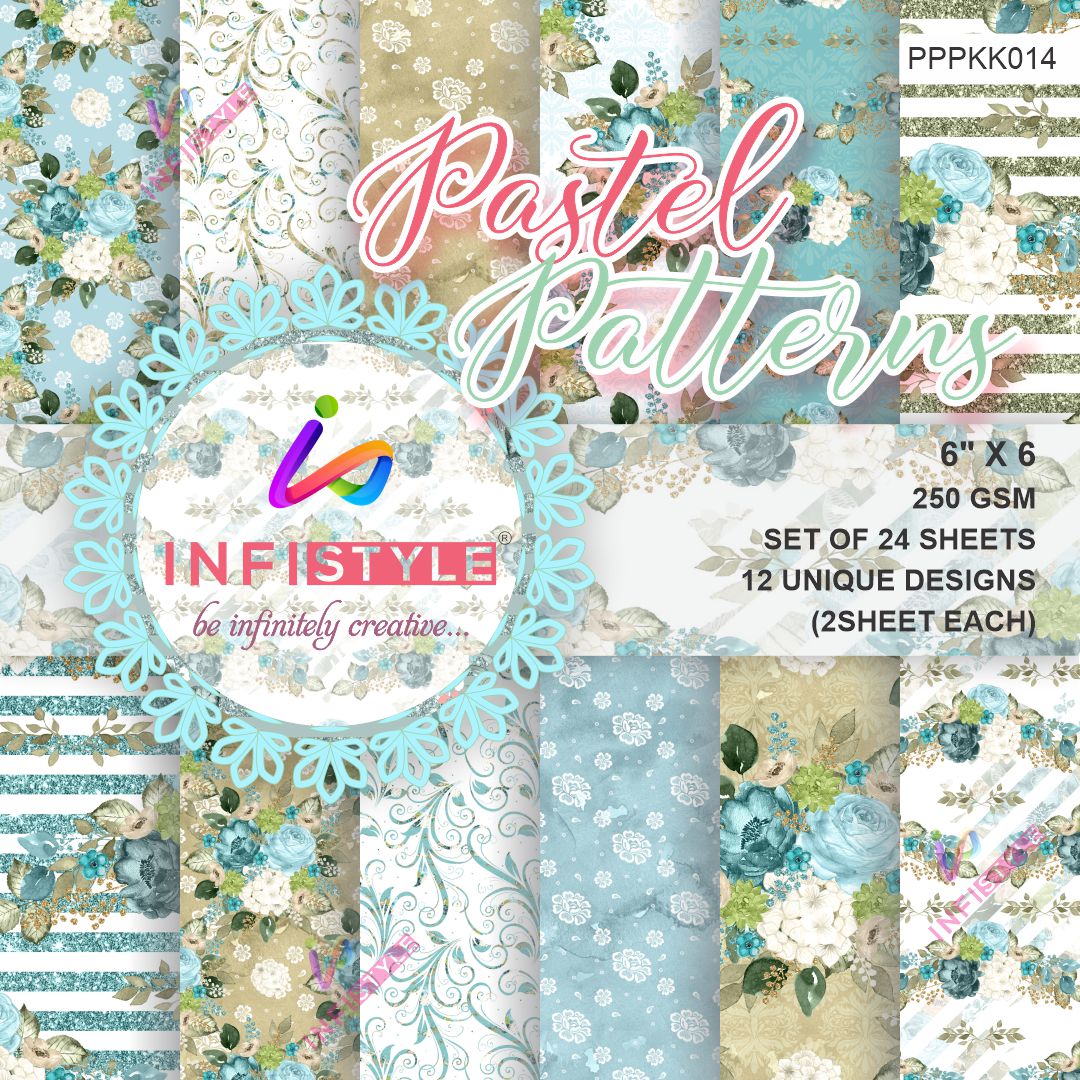 Pastel Craft Paper 250 GSM 24 Sheets