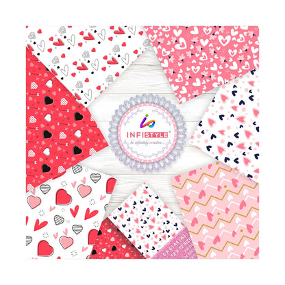 Scrapbooking Craft Paper Pack of 24 colour options