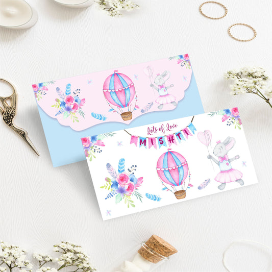 Custom Kids Gift Envelope for Gifting Money Envelopes Hot Air