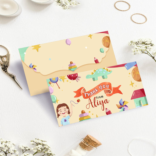 Custom Kids Gift Envelope for Gifting Money Envelopes Children Birthday