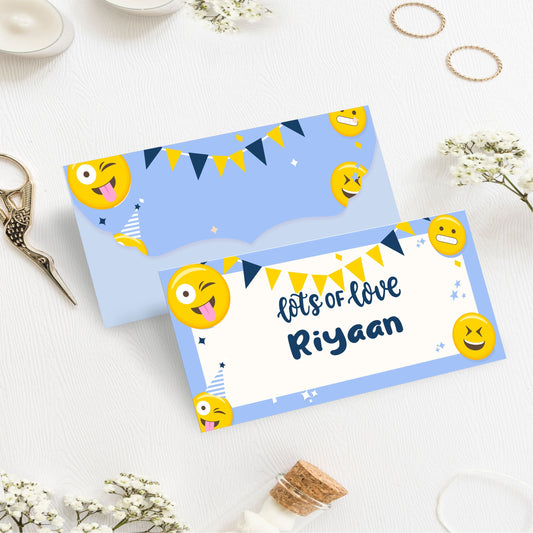 Custom Kids Gift Envelope for Gifting Money Envelopes Smile Theme