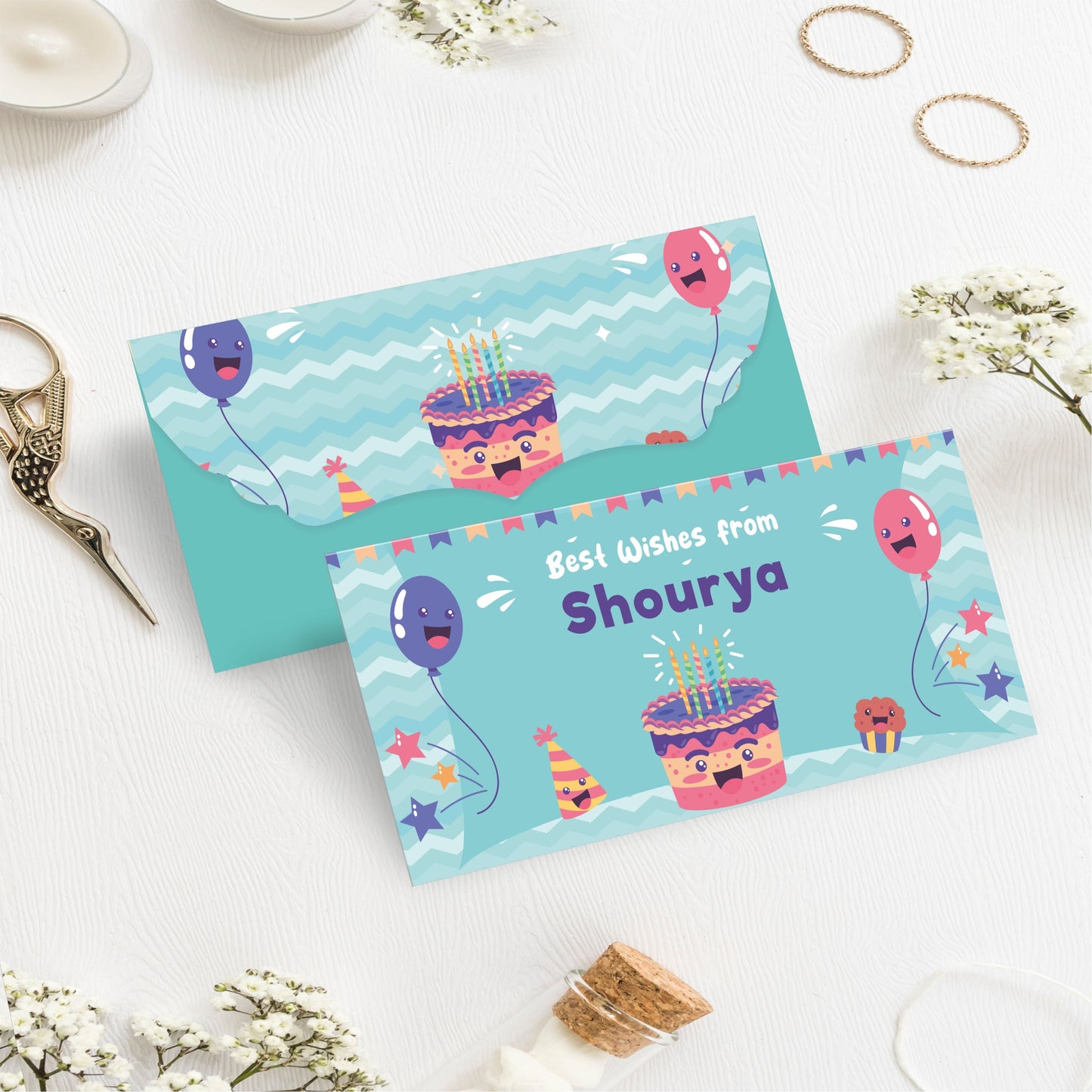 Custom Kids Gift Envelope for Gifting