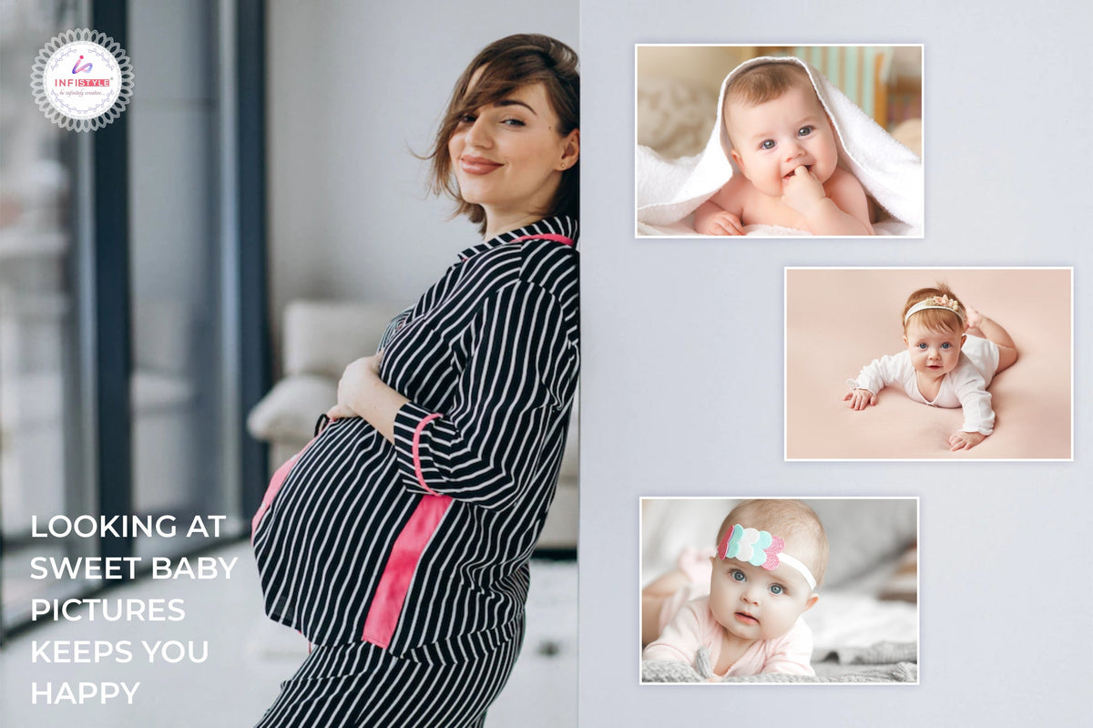 Smiling Baby Wall Posters Set of 10 detail view