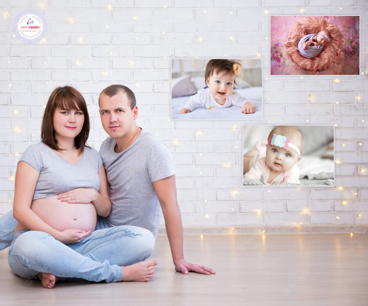 Smiling Baby Wall Posters Set of 10 packaging
