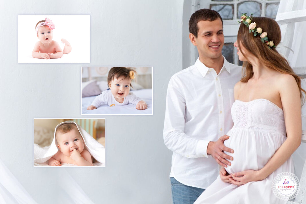 Smiling Baby Wall Posters Set of 10 gift presentation