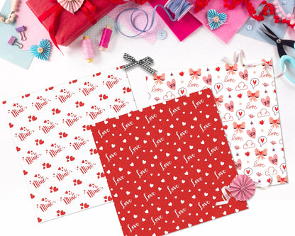 Valentine Craft Paper Pack 250 GSM front view
