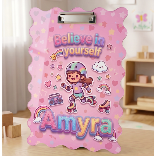 Customized Acrylic Examboard with Name | Personalized Name Examboard