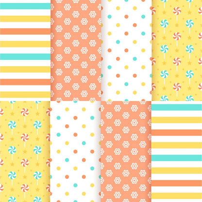 Scrapbook Craft Paper Pack of 24 Sheets size and dimensions