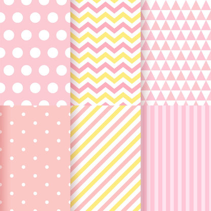 Scrapbooking Craft Paper Pack of 24 Creative Pattern Stripes Hues packaging