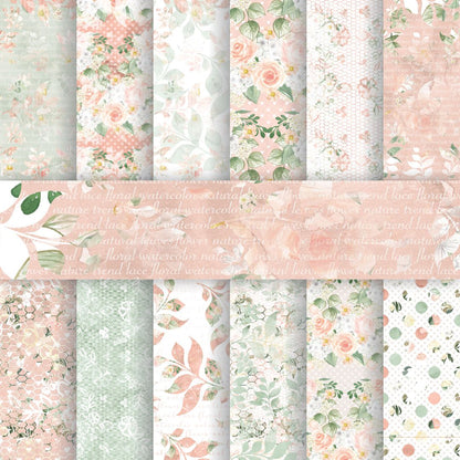 Pastel Pattern Paper 250 GSM Pack of 24