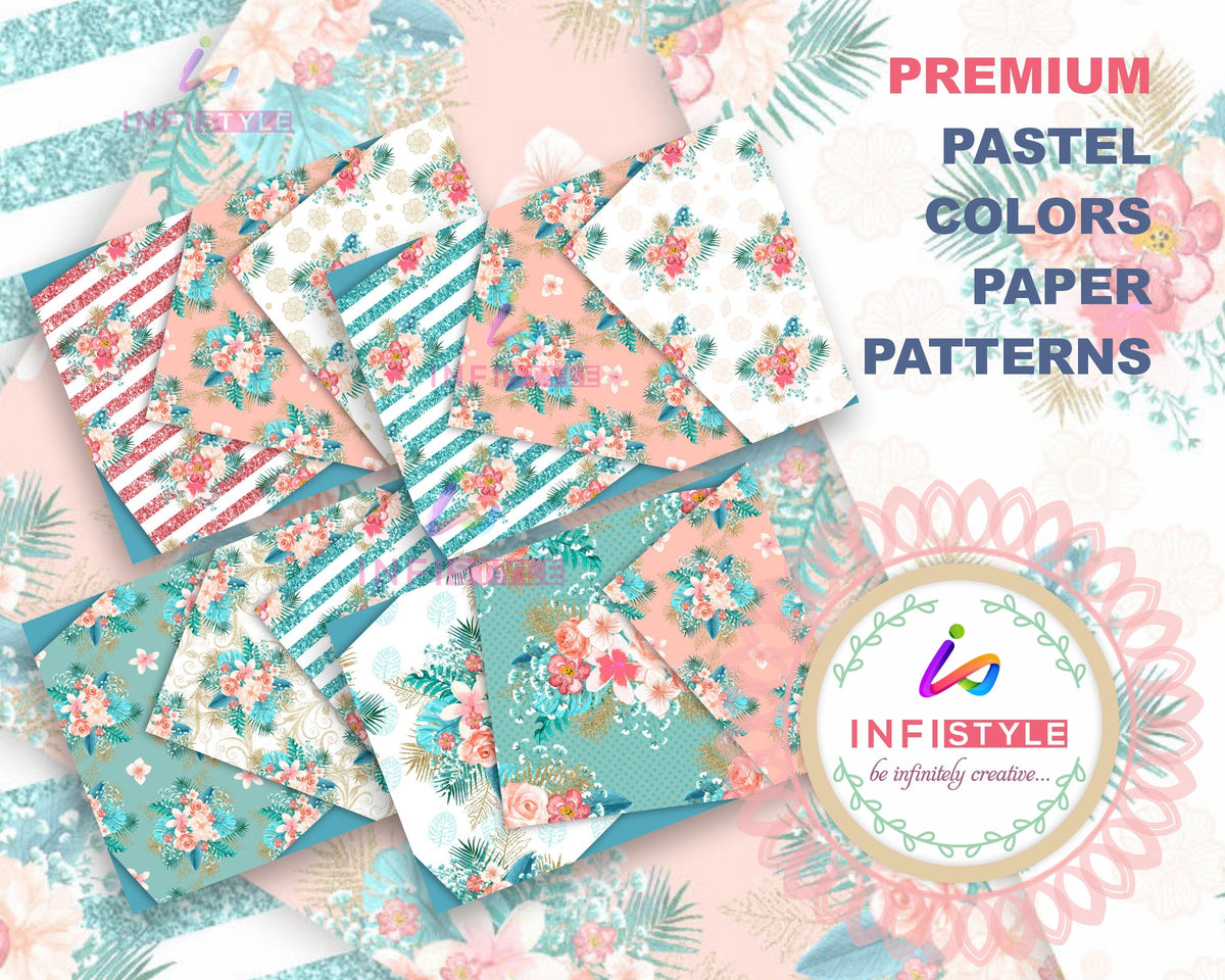 Pastel Color Paper 24 Sheets 250 GSM detail view