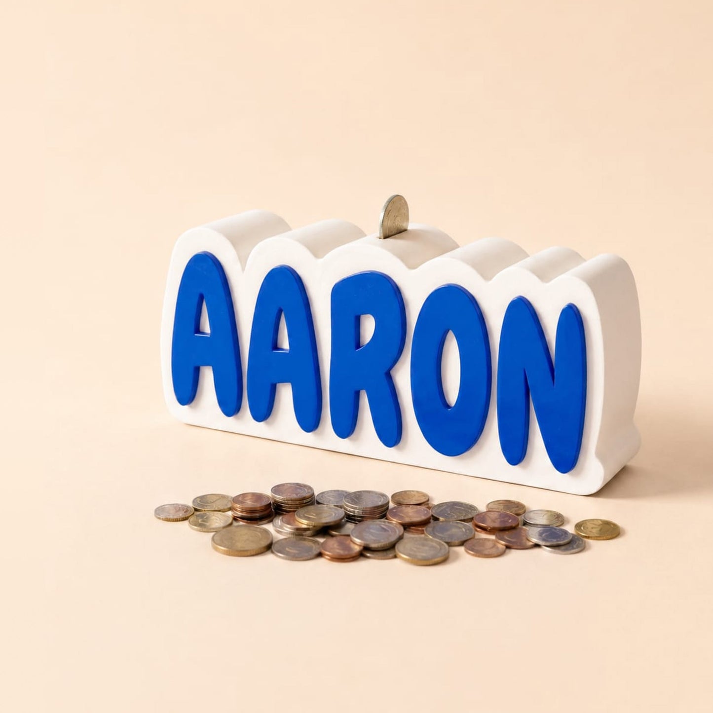 Personalised Name Piggy Bank | Custom 3D Printed Money Box for Kids & Gifting