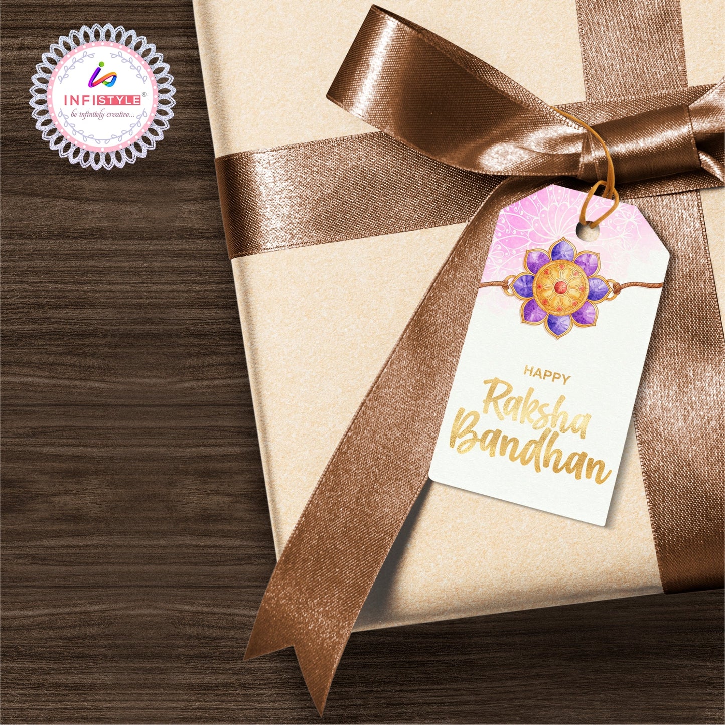 Happy Raksha Bandhan Tags | Rakhi Gift Tags for Brothers & Sisters Hampers