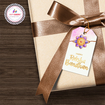 Happy Raksha Bandhan Tags | Rakhi Gift Tags for Brothers & Sisters Hampers