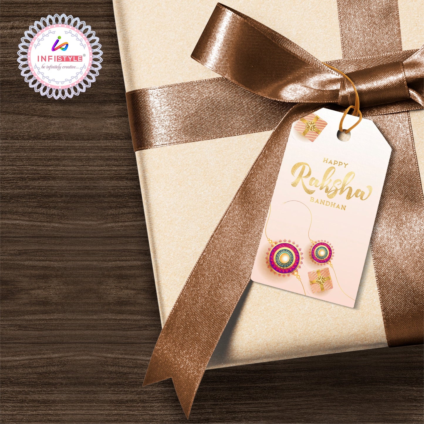 Happy Raksha Bandhan Tags | Rakhi Gift Tags for Brothers & Sisters Hampers